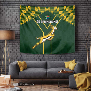 South Africa Rugby Tapestry Go Champions Springboks