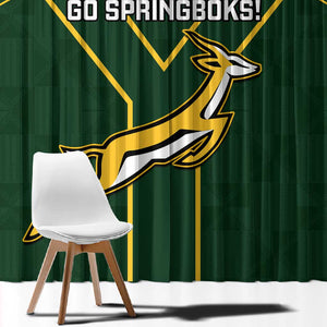 South Africa Rugby Window Curtain Go Champions Springboks