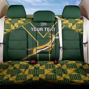 Custom South Africa Rugby Back Car Seat Cover Go Champions Springboks