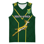 Custom South Africa Rugby Basketball Jersey Go Champions Springboks LT14