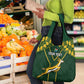 Custom South Africa Rugby Grocery Bag Go Champions Springboks