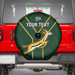 Custom South Africa Rugby Spare Tire Cover Go Champions Springboks