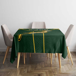Custom South Africa Rugby Tablecloth Go Champions Springboks
