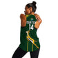 Custom South Africa Rugby Women Racerback Tank Go Champions Springboks