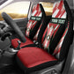 Custom Kenya Rugby Sevens Car Seat Cover Maasai Shield With African Pattern