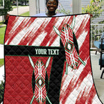 Custom Kenya Rugby Sevens Quilt Maasai Shield With African Pattern