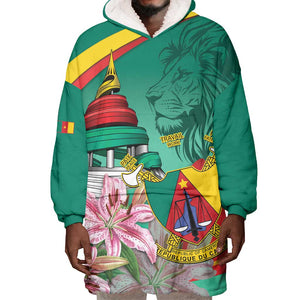 Monument de la Reunification Cameroun Wearable Blanket Hoodie Coat Of ...