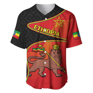 Ethiopia Derg Downfall Day Baseball Jersey Ethiopian Lion of Judah