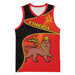 Ethiopia Derg Downfall Day Basketball Jersey Ethiopian Lion of Judah LT14