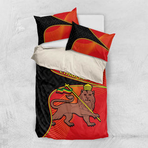 Ethiopia Derg Downfall Day Bedding Set Ethiopian Lion of Judah