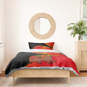 Ethiopia Derg Downfall Day Bedding Set Ethiopian Lion of Judah