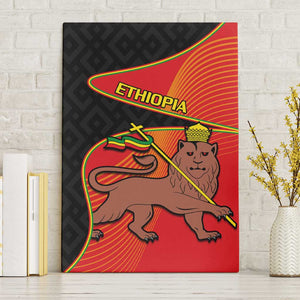 Ethiopia Derg Downfall Day Canvas Wall Art Ethiopian Lion of Judah