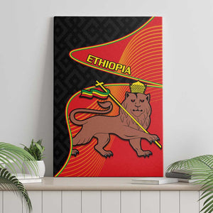 Ethiopia Derg Downfall Day Canvas Wall Art Ethiopian Lion of Judah