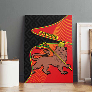 Ethiopia Derg Downfall Day Canvas Wall Art Ethiopian Lion of Judah