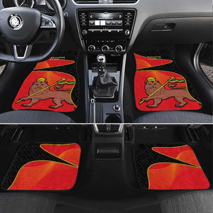 Ethiopia Derg Downfall Day Car Mats Ethiopian Lion of Judah