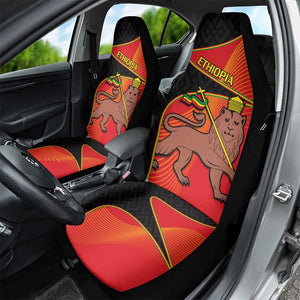 Ethiopia Derg Downfall Day Car Seat Cover Ethiopian Lion of Judah