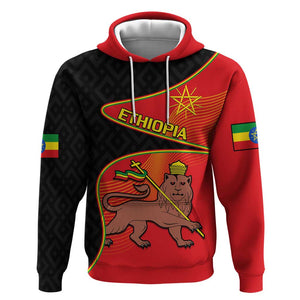 Ethiopia Derg Downfall Day Hoodie Ethiopian Lion of Judah