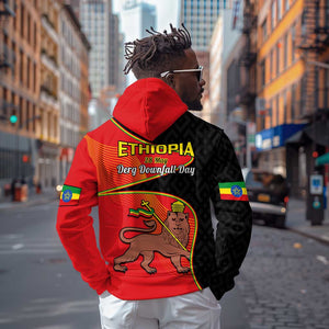 Ethiopia Derg Downfall Day Hoodie Ethiopian Lion of Judah