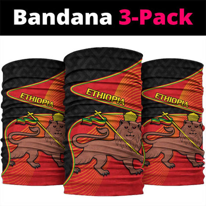 Ethiopia Derg Downfall Day Neck Gaiter Ethiopian Lion of Judah LT14