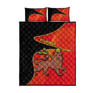 Ethiopia Derg Downfall Day Quilt Bed Set Ethiopian Lion of Judah