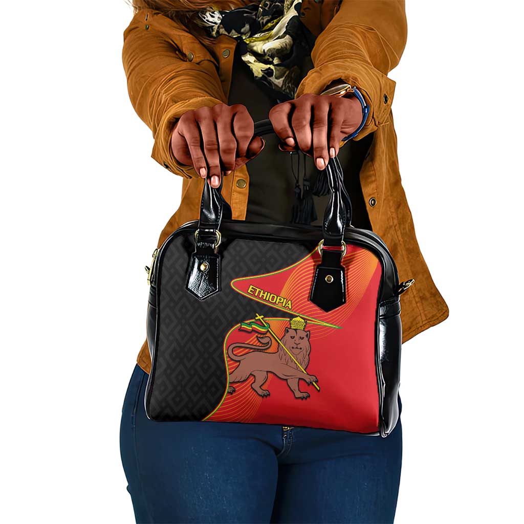 Ethiopia Derg Downfall Day Shoulder Handbag Ethiopian Lion of Judah