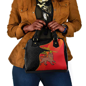 Ethiopia Derg Downfall Day Shoulder Handbag Ethiopian Lion of Judah