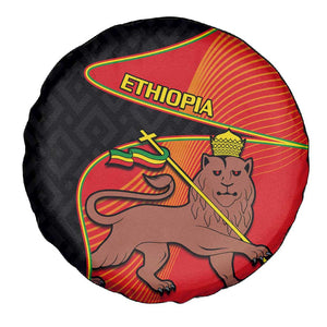 Ethiopia Derg Downfall Day Spare Tire Cover Ethiopian Lion of Judah