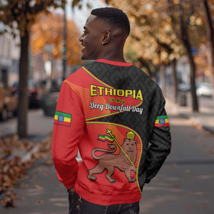 Ethiopia Derg Downfall Day Sweatshirt Ethiopian Lion of Judah