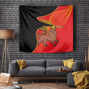 Ethiopia Derg Downfall Day Tapestry Ethiopian Lion of Judah