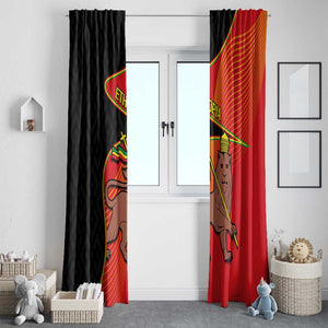 Ethiopia Derg Downfall Day Window Curtain Ethiopian Lion of Judah