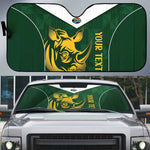 South Africa Rugby Custom Auto Sun Shade Springboks Kente Rhino Symbol
