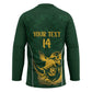 South Africa Rugby Custom Hockey Jersey Springboks Kente Rhino Symbol