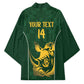 South Africa Rugby Custom Kimono Springboks Kente Rhino Symbol