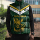 South Africa Rugby Custom Sleeveless Puffer Jacket Springboks Kente Rhino Symbol