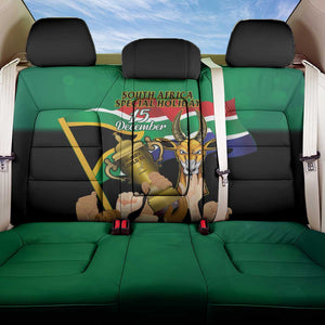 South Africa Special Holiday Back Car Seat Cover Springboks Champions Celebration Rugby Is My Soul