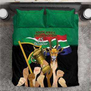 South Africa Special Holiday Bedding Set Springboks Champions Celebration Rugby Is My Soul