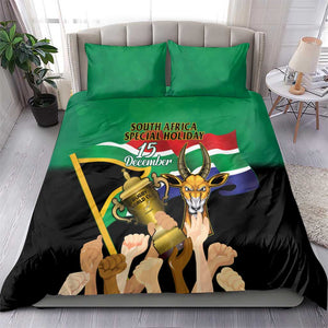 South Africa Special Holiday Bedding Set Springboks Champions Celebration Rugby Is My Soul