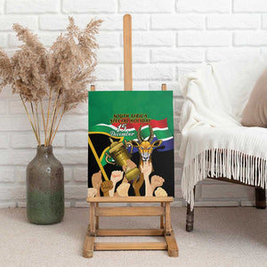 South Africa Special Holiday Canvas Wall Art Springboks Champions Celebration Rugby Is My Soul