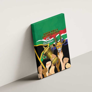 South Africa Special Holiday Canvas Wall Art Springboks Champions Celebration Rugby Is My Soul