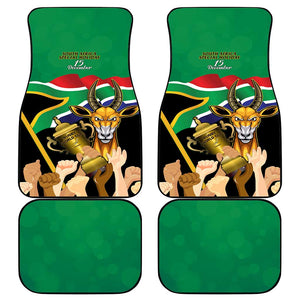 South Africa Special Holiday Car Mats Springboks Champions Celebration Rugby Is My Soul