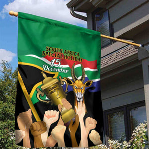 South Africa Special Holiday Garden Flag Springboks Champions Celebration Rugby Is My Soul