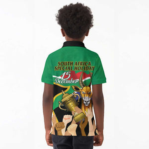 South Africa Special Holiday Kid Polo Shirt Springboks Champions Celebration Rugby Is My Soul