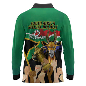 South Africa Special Holiday Long Sleeve Polo Shirt Springboks Champions Celebration Rugby Is My Soul