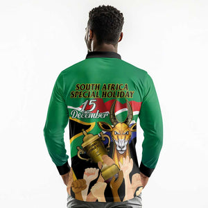 South Africa Special Holiday Long Sleeve Polo Shirt Springboks Champions Celebration Rugby Is My Soul