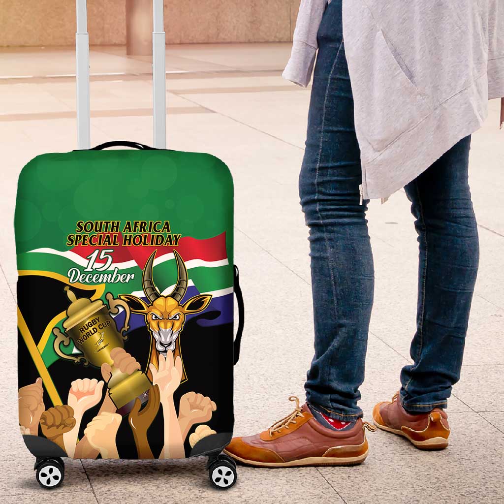 South Africa Special Holiday Luggage Cover Springboks Champions Celebration Rugby Is My Soul