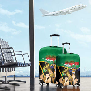 South Africa Special Holiday Luggage Cover Springboks Champions Celebration Rugby Is My Soul