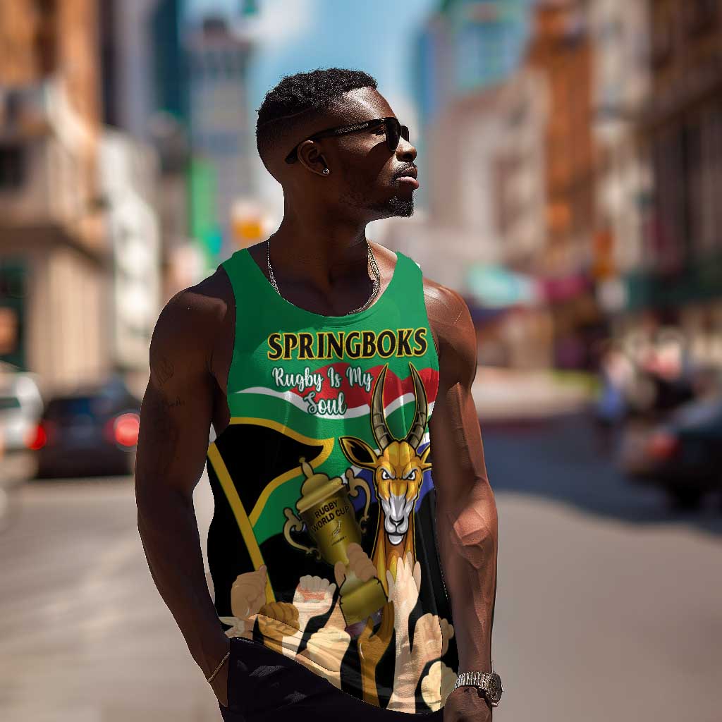 South Africa Special Holiday Men Tank Top Springboks Champions Celebration Rugby Is My Soul