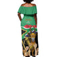 South Africa Special Holiday Off Shoulder Maxi Dress Springboks Champions Celebration Rugby Is My Soul