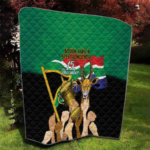 South Africa Special Holiday Quilt Springboks Champions Celebration Rugby Is My Soul