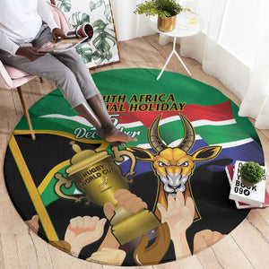 South Africa Special Holiday Round Carpet Springboks Champions Celebration Rugby Is My Soul